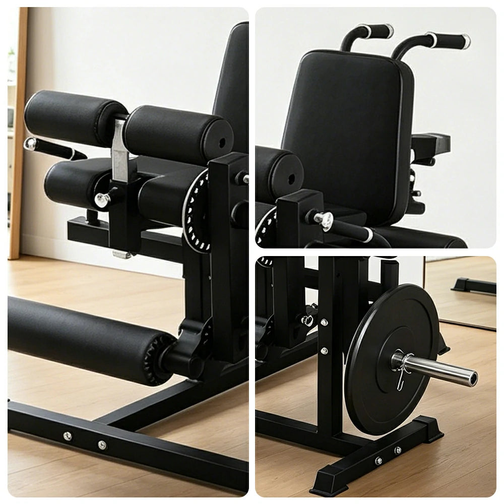 FITPRO Multifunctional Lower Body & Core Trainer Adjustable Angles Heavy-Duty Steel Home Gym Small Spaces