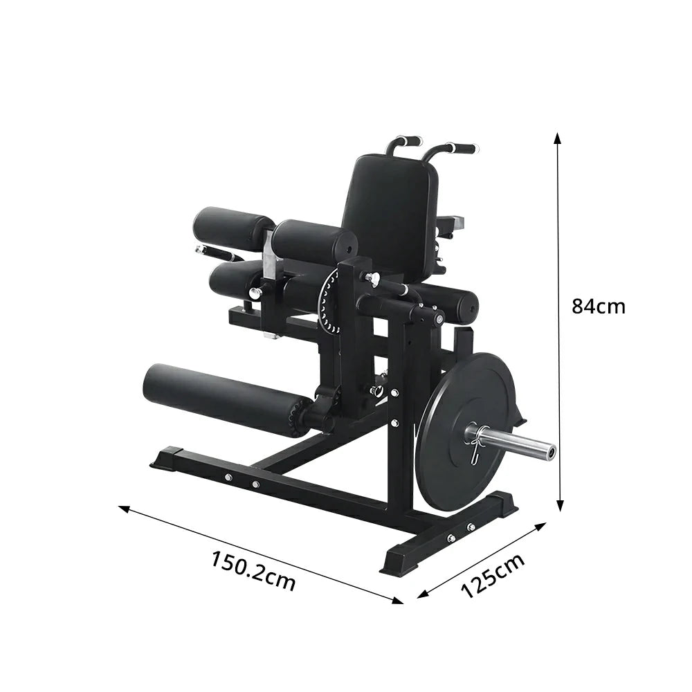 FITPRO Multifunctional Lower Body & Core Trainer Adjustable Angles Heavy-Duty Steel Home Gym Small Spaces