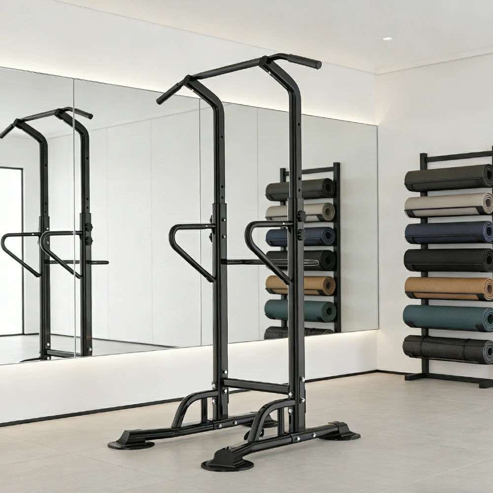 FITPRO Power Tower Multi-Function Training Adjustable Height 230cm Home Gym Station for Full Body Workout