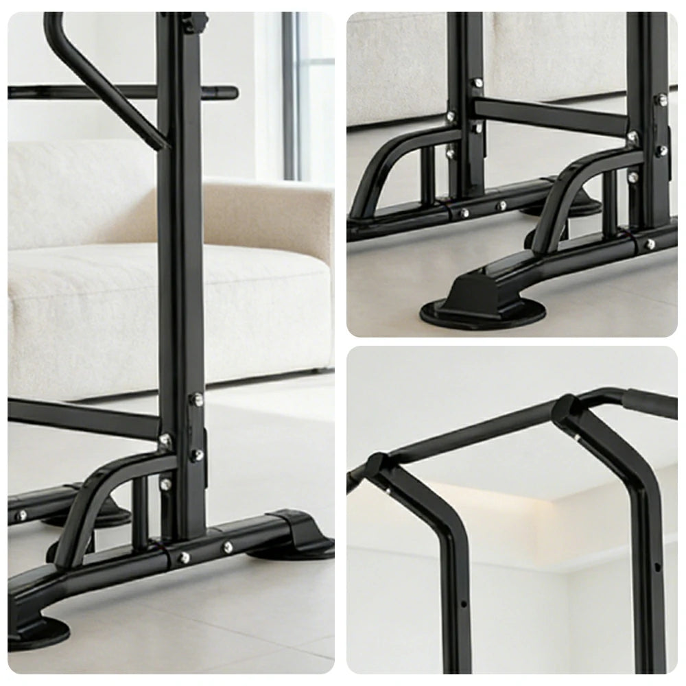 FITPRO Power Tower Multi-Function Training Adjustable Height 230cm Home Gym Station for Full Body Workout