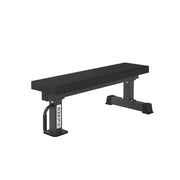 FITPRO Flat Weight Bench Heavy-Duty Steel 600KG Capacity Foldable Space-Saving Home Gym Bedroom Living Room - Black