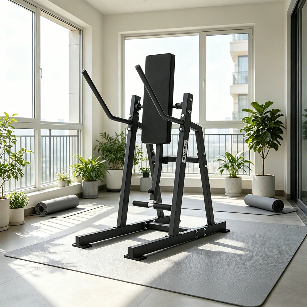 FITPRO Stainless Steel Ab Trainer Adjustable Multi-Level Core & Abs Strength Home Gym Bedroom Balcony - Black