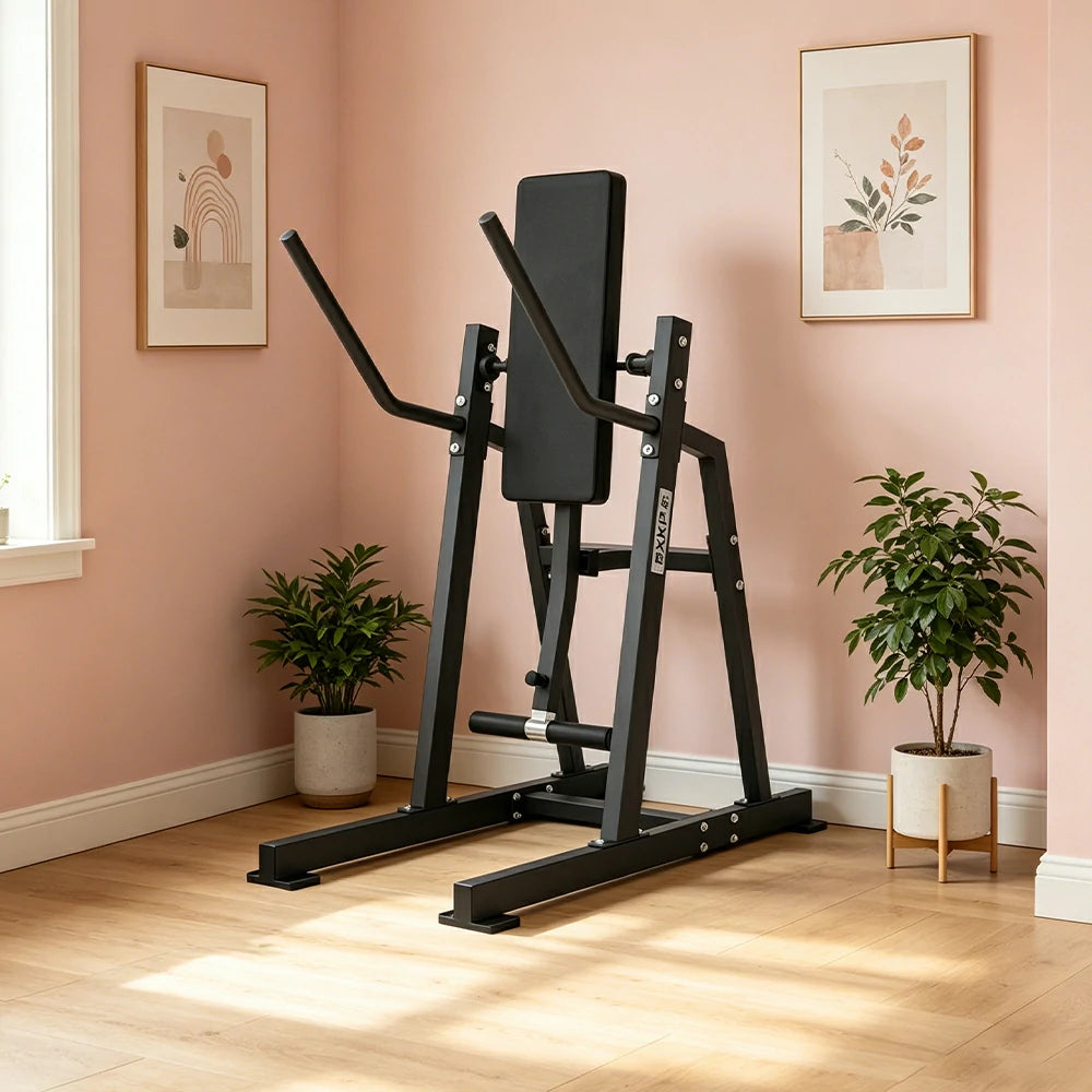 FITPRO Stainless Steel Ab Trainer Adjustable Multi-Level Core & Abs Strength Home Gym Bedroom Balcony - Black