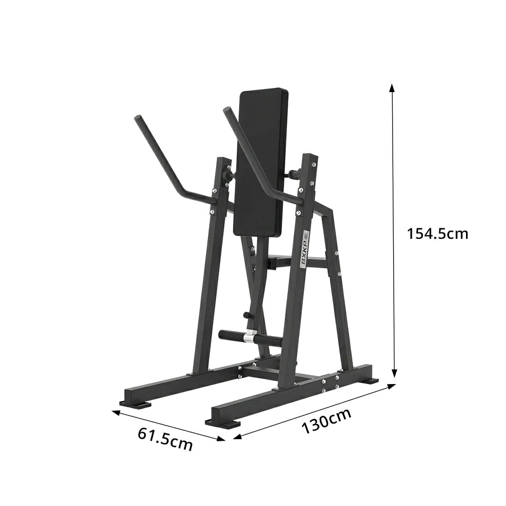 FITPRO Stainless Steel Ab Trainer Adjustable Multi-Level Core & Abs Strength Home Gym Bedroom Balcony - Black