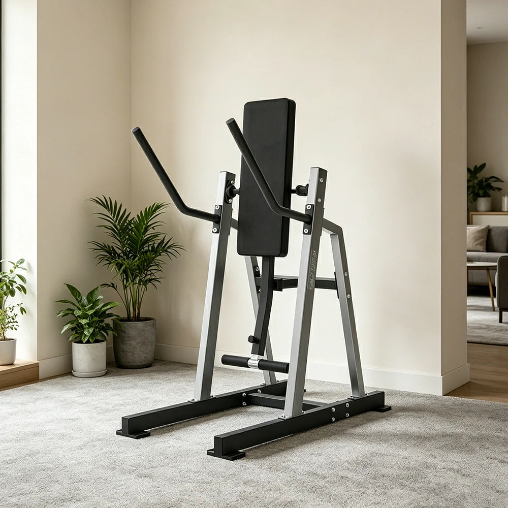 FITPRO Stainless Steel Ab Trainer Adjustable Multi-Level Core & Abs Strength Home Gym Bedroom Balcony - Silver