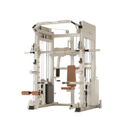 FITPRO All-in-One Smith Home Gym Dual 146KG Weight Stack Multi-Function Full Body Training Home Gym Garage - Beige