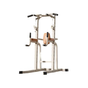 FITPRO Pull Up Station Multi-Function Training Heavy Duty Steel T-Base 206cm Home Gym Strength Equipment - White