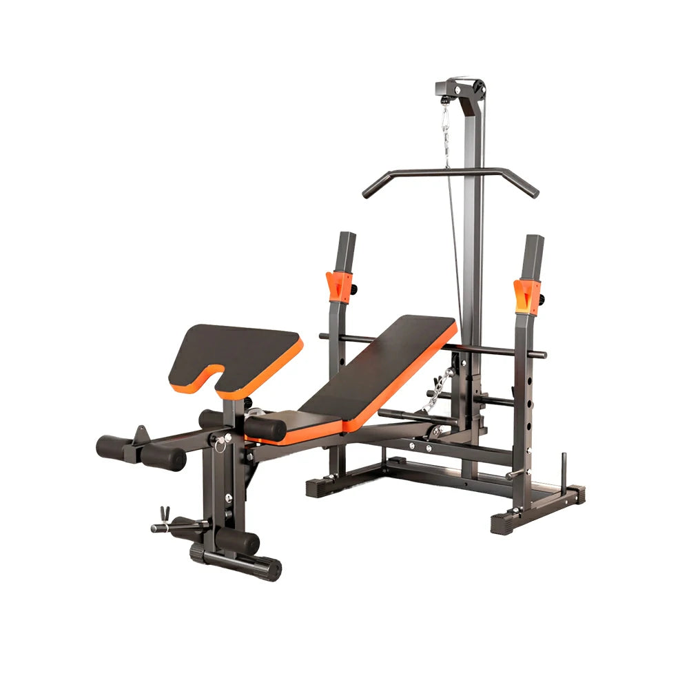 FITPRO Multi Function Power Rack System Lat Pulldown Rowing Chest Fly Full Body Home Gym Training 300kg Capacity