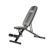 FITPRO Adjustable Weight Bench Foldable 400kg Capacity Multi Function Full Body Home Gym Training - Black