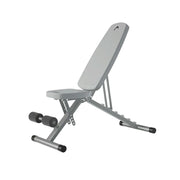 FITPRO Adjustable Weight Bench Foldable 400kg Capacity Multi Function Full Body Home Gym Training - Grey