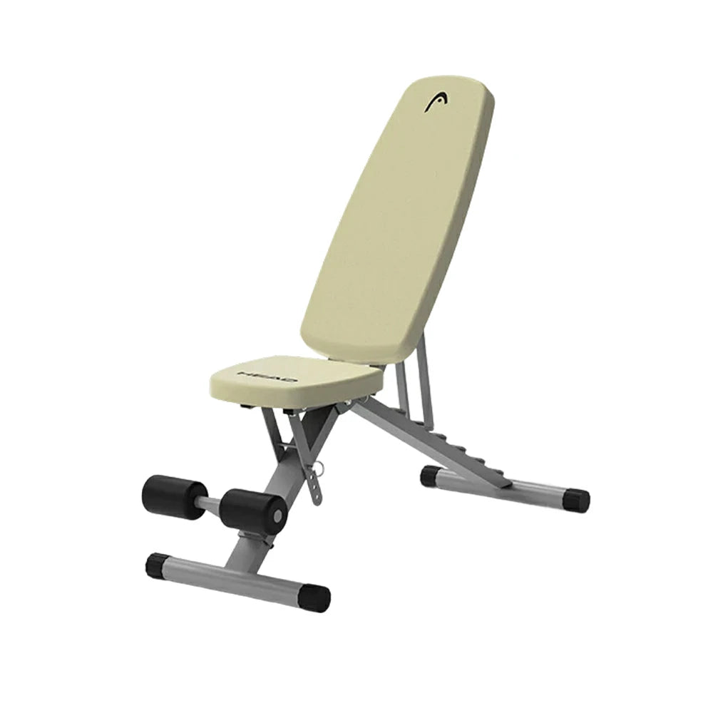 FITPRO Adjustable Weight Bench Foldable 400kg Capacity Multi Function Full Body Home Gym Training - Yellow