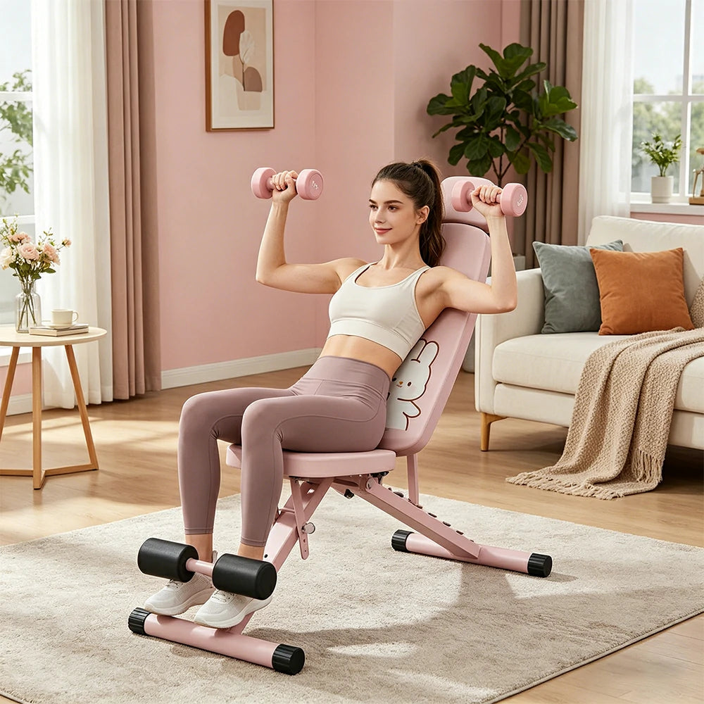 FITPRO Adjustable Multifunctional Weight Bench Foldable 400kg Capacity for Home Strength Training
