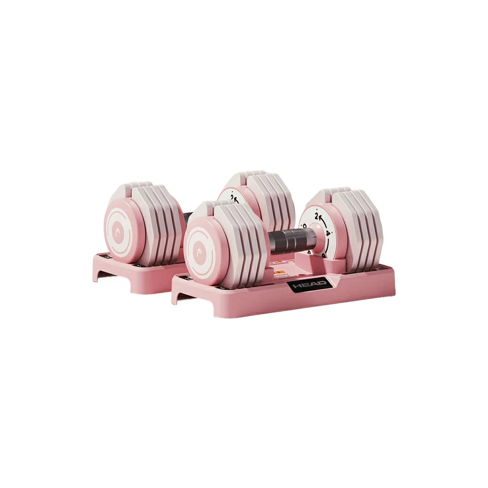 FITPRO Smart Adjustable Dumbbell with Rotary Quick Adjustment and Dual Safety Lock for Home Strength Training