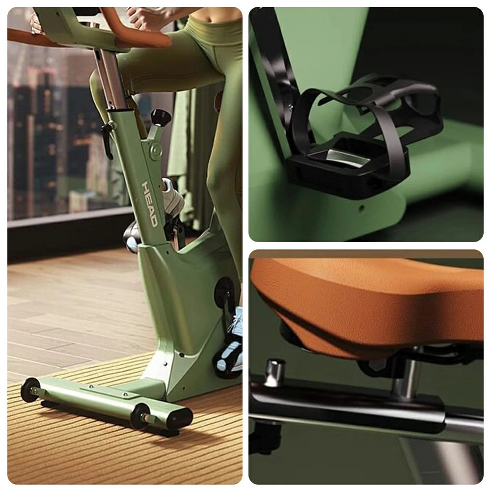 FITPRO Smart Exercise Bike with Electromagnetic Resistance and Self-Powered Silent Riding for Home Advanced Training
