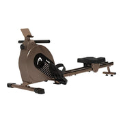 FITPRO Smart Rowing Machine with 32-Level Electromagnetic Resistance and Self-Powered Silent Design for Home Fat-Burning Training - Coffee