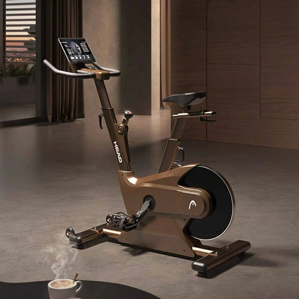 FITPRO Light Commercial Exercise Bike with 32-Level Magnetic Resistance and Self-Powered Silent Riding for Home Advanced Training
