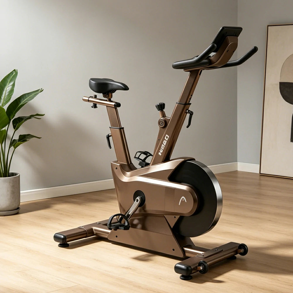 FITPRO Light Commercial Exercise Bike with 32-Level Magnetic Resistance and Self-Powered Silent Riding for Home Advanced Training