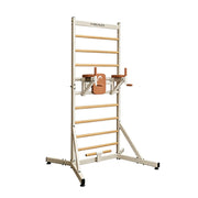 FITPRO Stall Bar with Base Support, Beech Wood Bars and Stable Support for Home Stretching and Posture Training