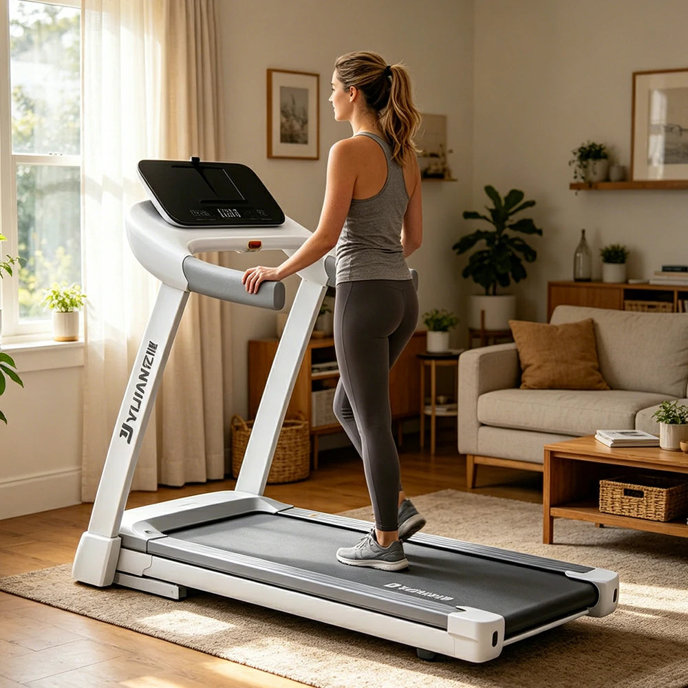 FITPRO Smart Treadmill with Smart Speed Control, Multi-Level Incline and Foldable Design for Home Cardio Training