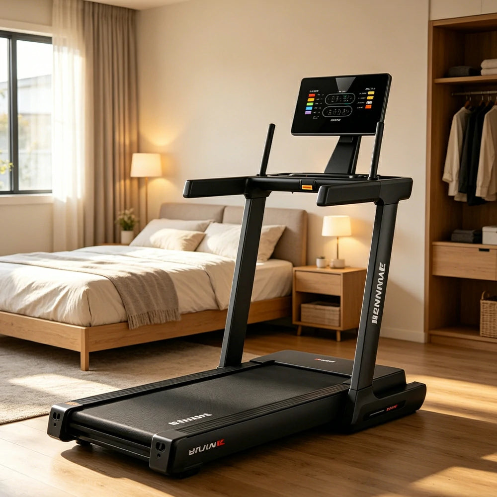 FITPRO Smart Foldable Treadmill with Brushless Motor and AI Shock Absorption for Home High-Intensity Running Training