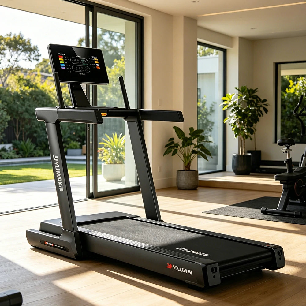 FITPRO Smart Foldable Treadmill with Brushless Motor and AI Shock Absorption for Home High-Intensity Running Training