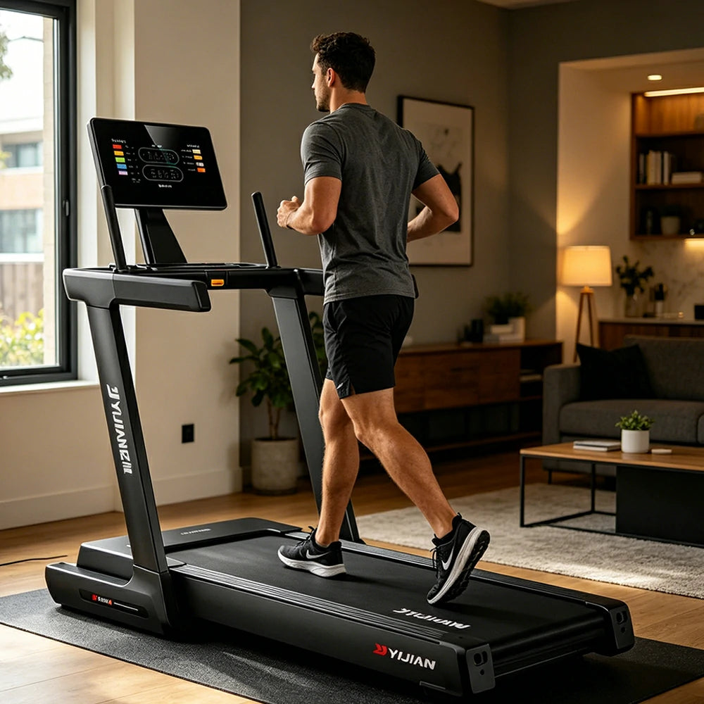 FITPRO Smart Foldable Treadmill with Brushless Motor and AI Shock Absorption for Home High-Intensity Running Training