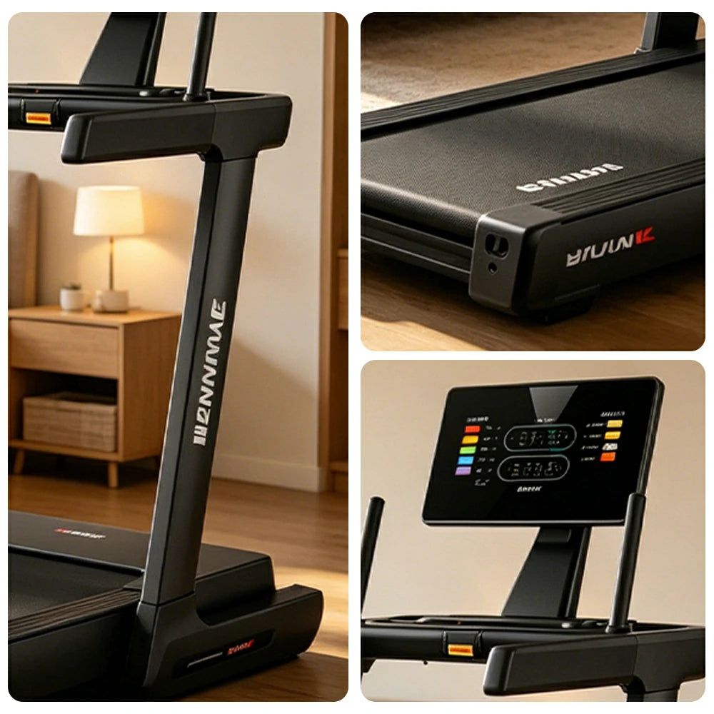 FITPRO Smart Foldable Treadmill with Brushless Motor and AI Shock Absorption for Home High-Intensity Running Training