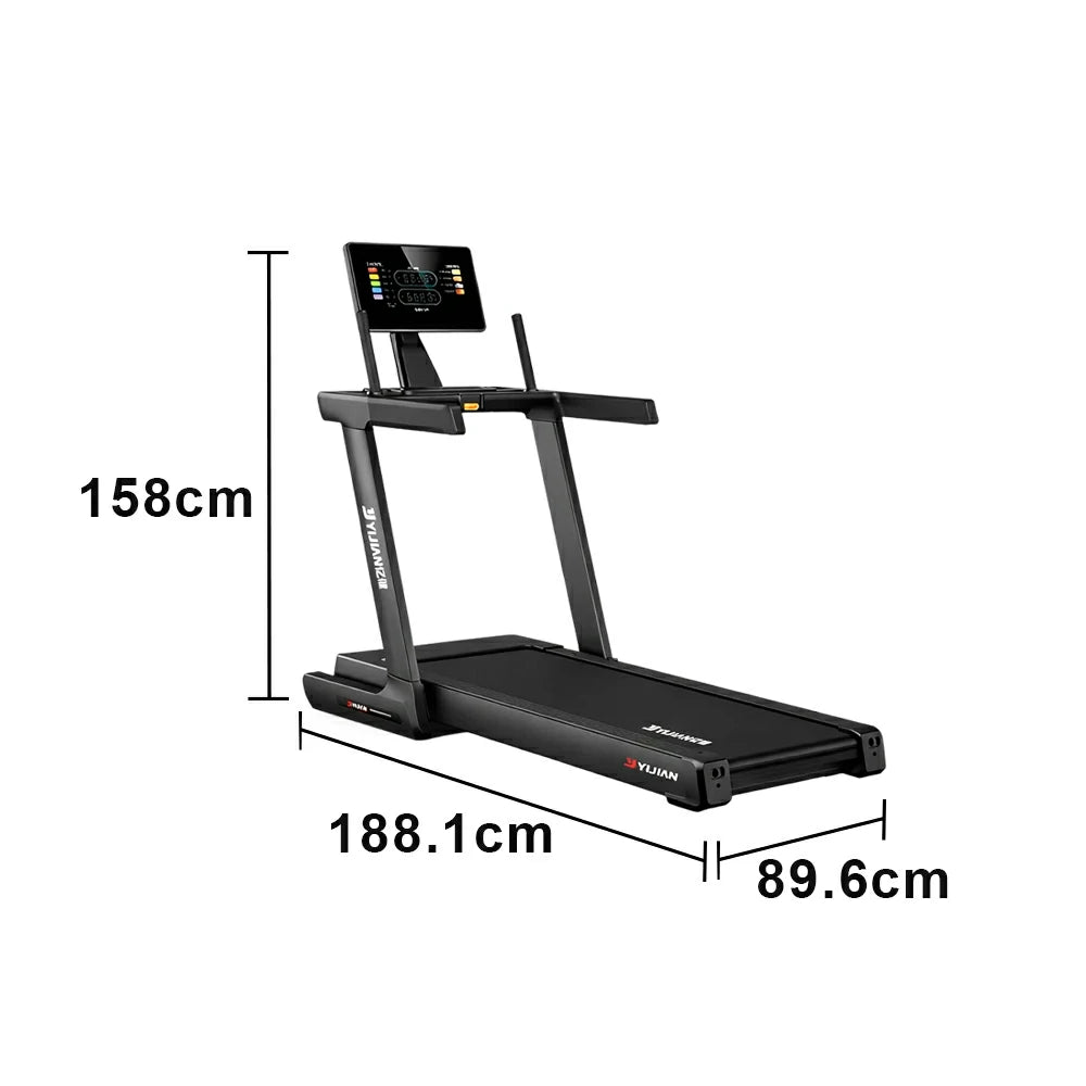FITPRO Smart Foldable Treadmill with Brushless Motor and AI Shock Absorption for Home High-Intensity Running Training