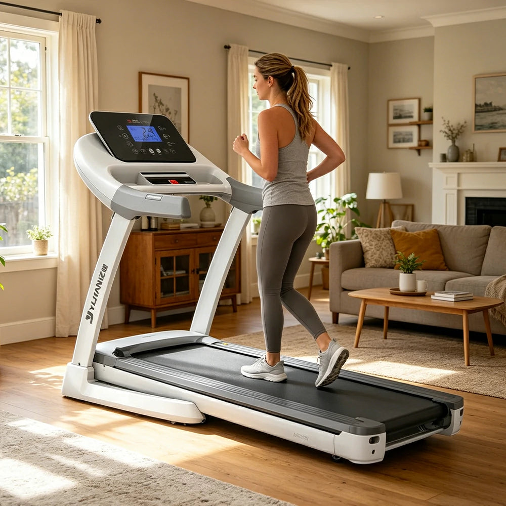 FITPRO Smart Foldable Treadmill with Brushless Motor, AI Shock Absorption and Incline Adjustment for Home Fitness Training