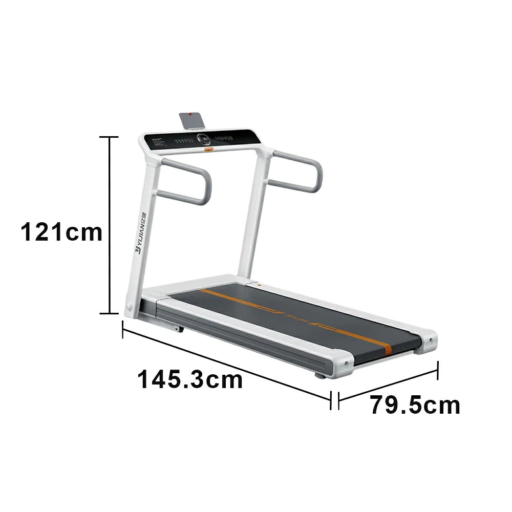 FITPRO Smart Foldable Treadmill with Dual-Turbine Brushless Motor and Electric Incline for Small-Space Home Fitness