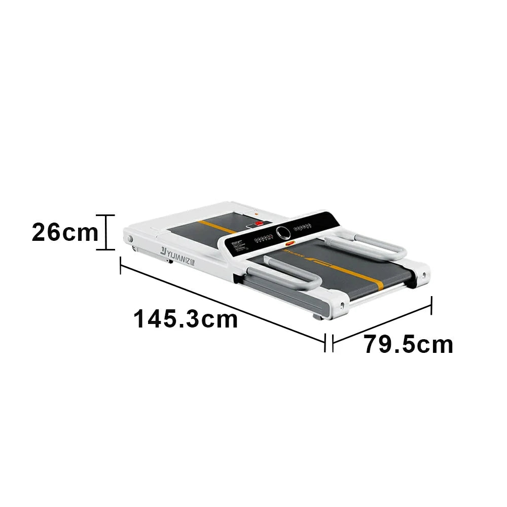 FITPRO Smart Foldable Treadmill with Dual-Turbine Brushless Motor and Electric Incline for Small-Space Home Fitness