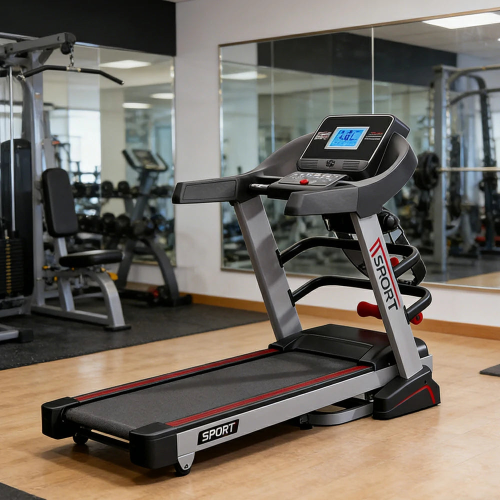 FITPRO Foldable Home Treadmill with 3.5HP Power and Wide Running Deck for Daily Running Fitness