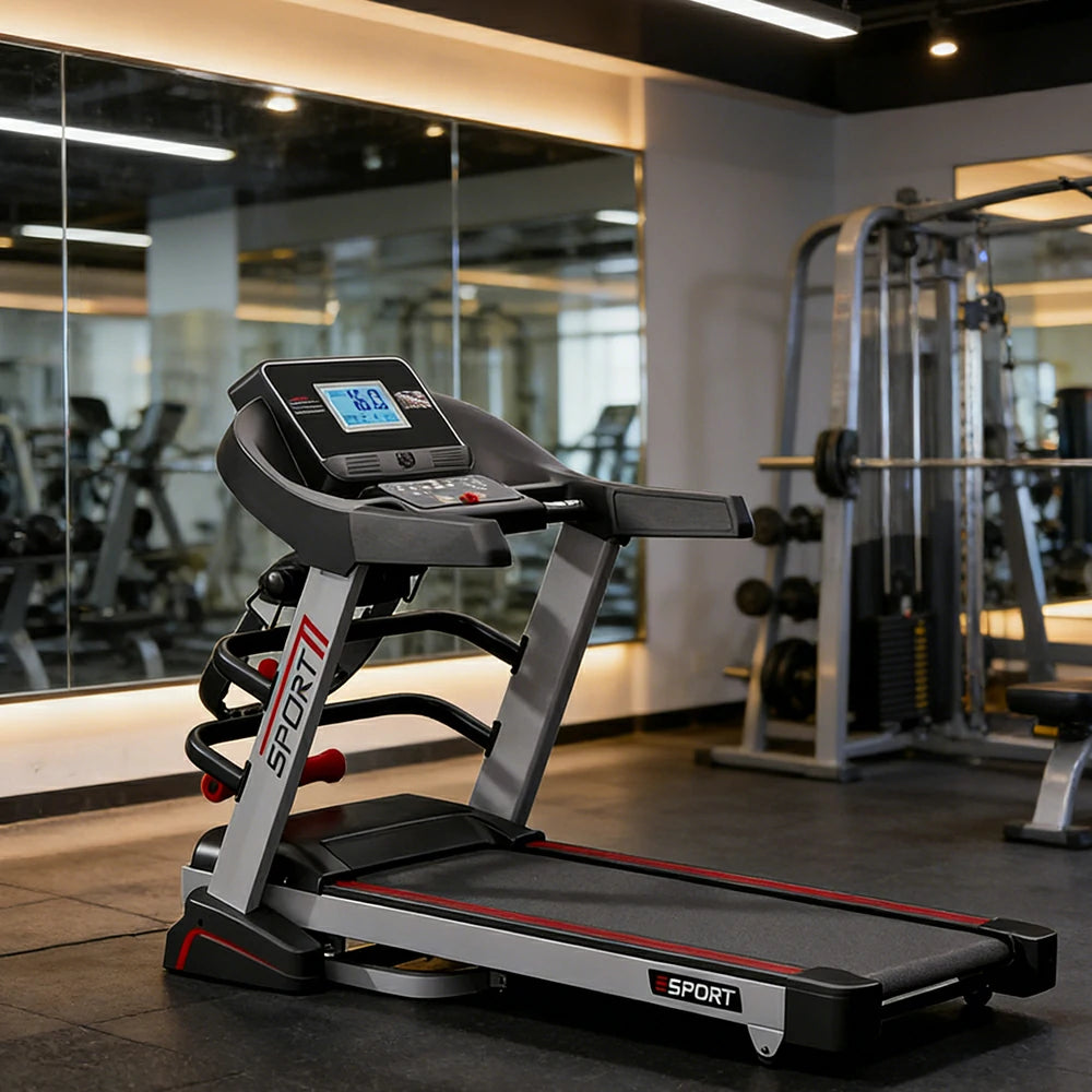 FITPRO Foldable Home Treadmill with 3.5HP Power and Wide Running Deck for Daily Running Fitness
