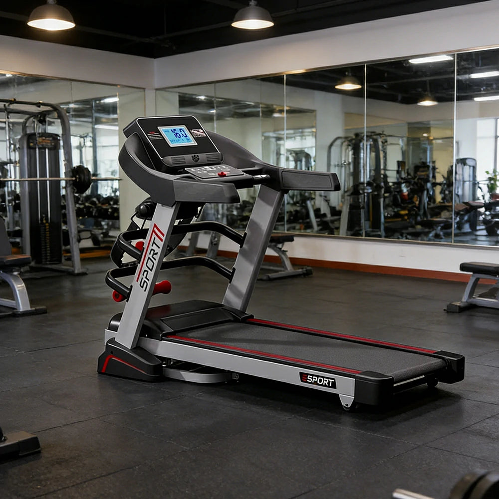 FITPRO Foldable Home Treadmill with 3.5HP Power and Wide Running Deck for Daily Running Fitness