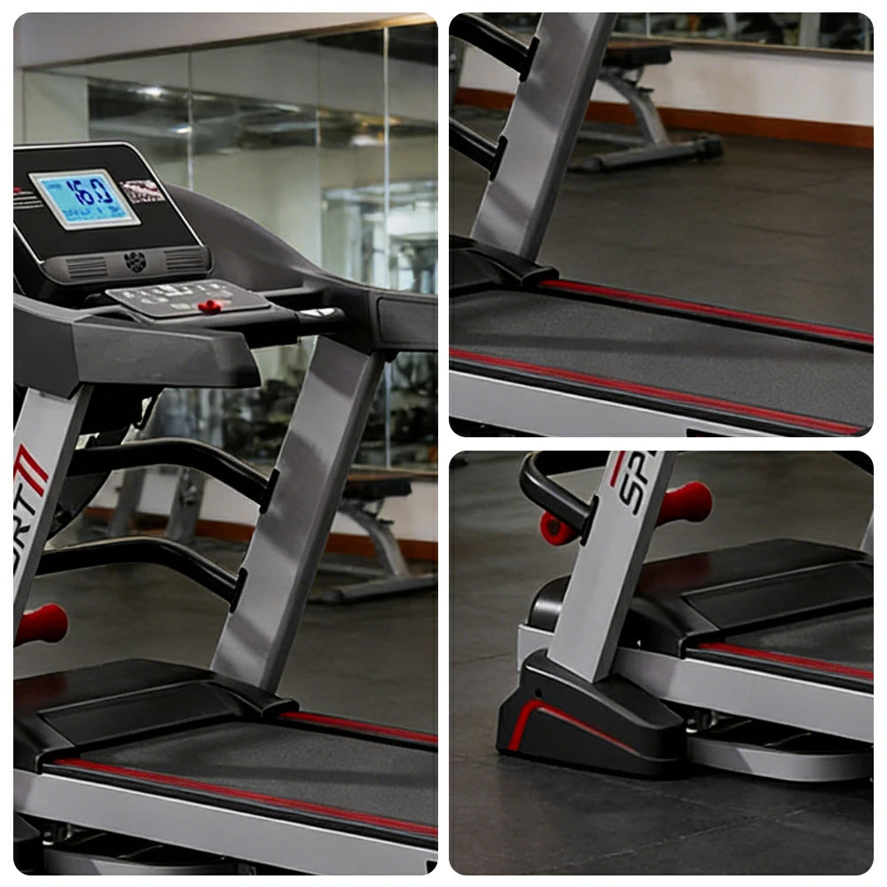FITPRO Foldable Home Treadmill with 3.5HP Power and Wide Running Deck for Daily Running Fitness