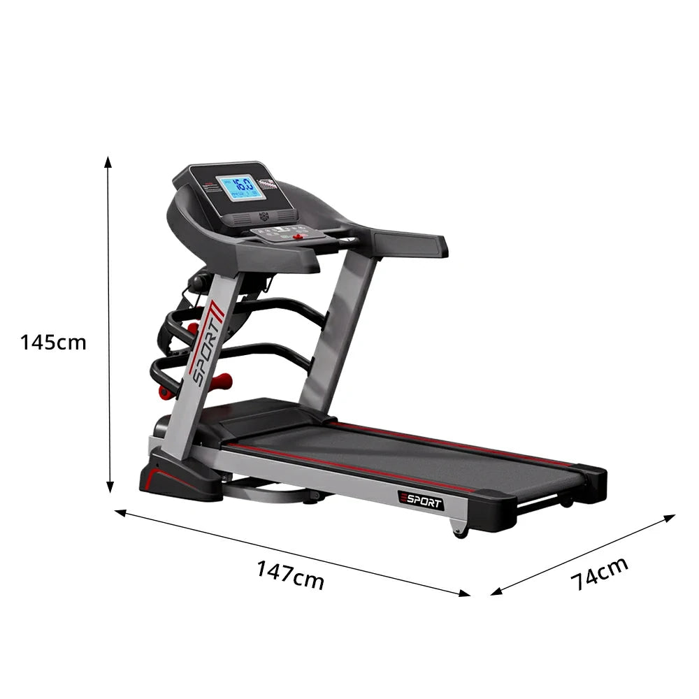 FITPRO Foldable Home Treadmill with 3.5HP Power and Wide Running Deck for Daily Running Fitness