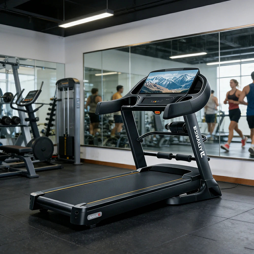 FITPRO Smart Home Treadmill with Dual-Turbine Brushless Motor and Wide Running Deck for Family Fitness Training