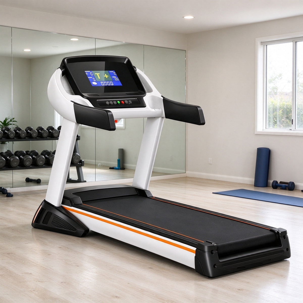 FITPRO High-Performance Smart Treadmill with 4.5HP Peak Power and 20-Level Electric Incline for Home High-Intensity Training