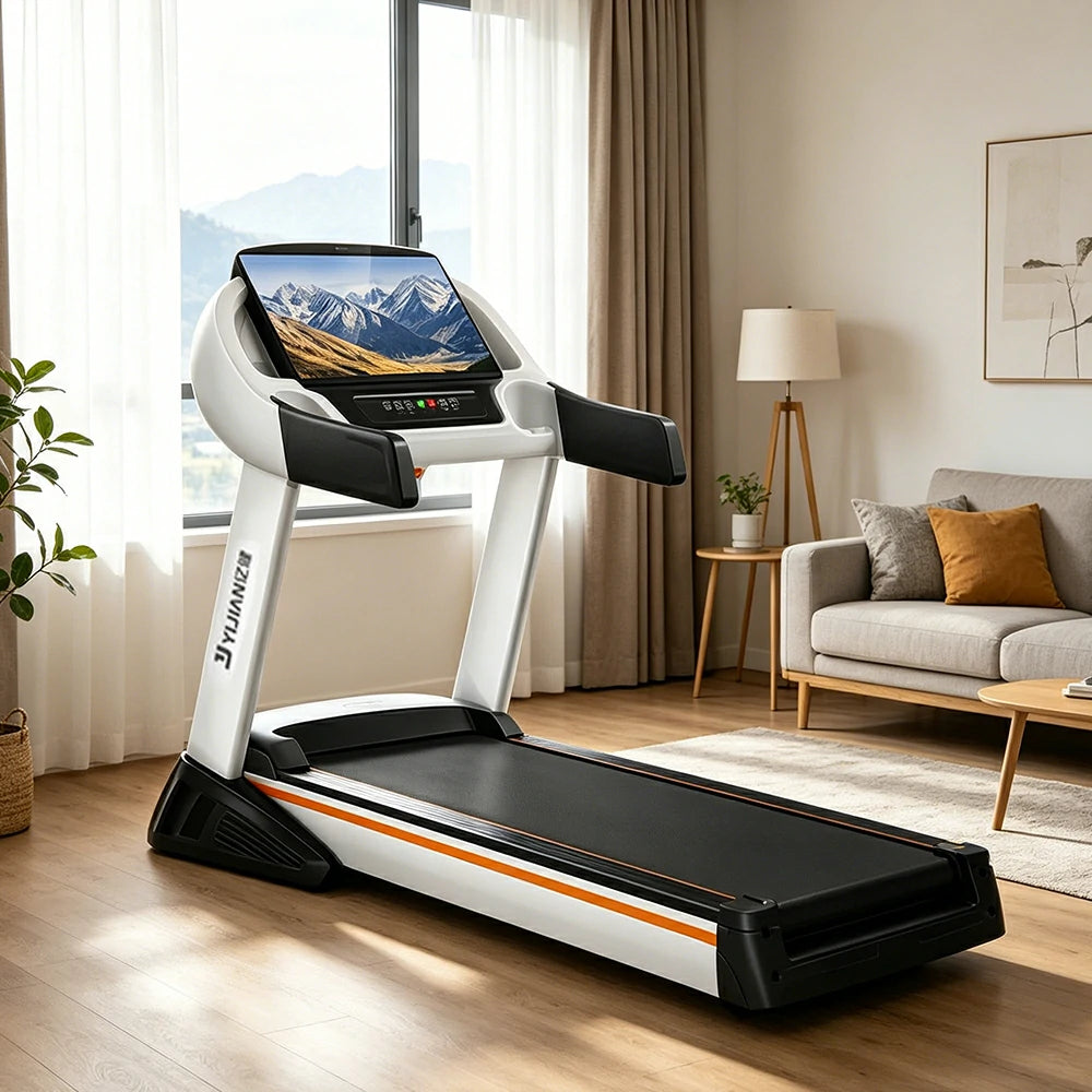 FITPRO High-Performance Smart Treadmill with 4.5HP Peak Power and 20-Level Electric Incline for Home High-Intensity Training