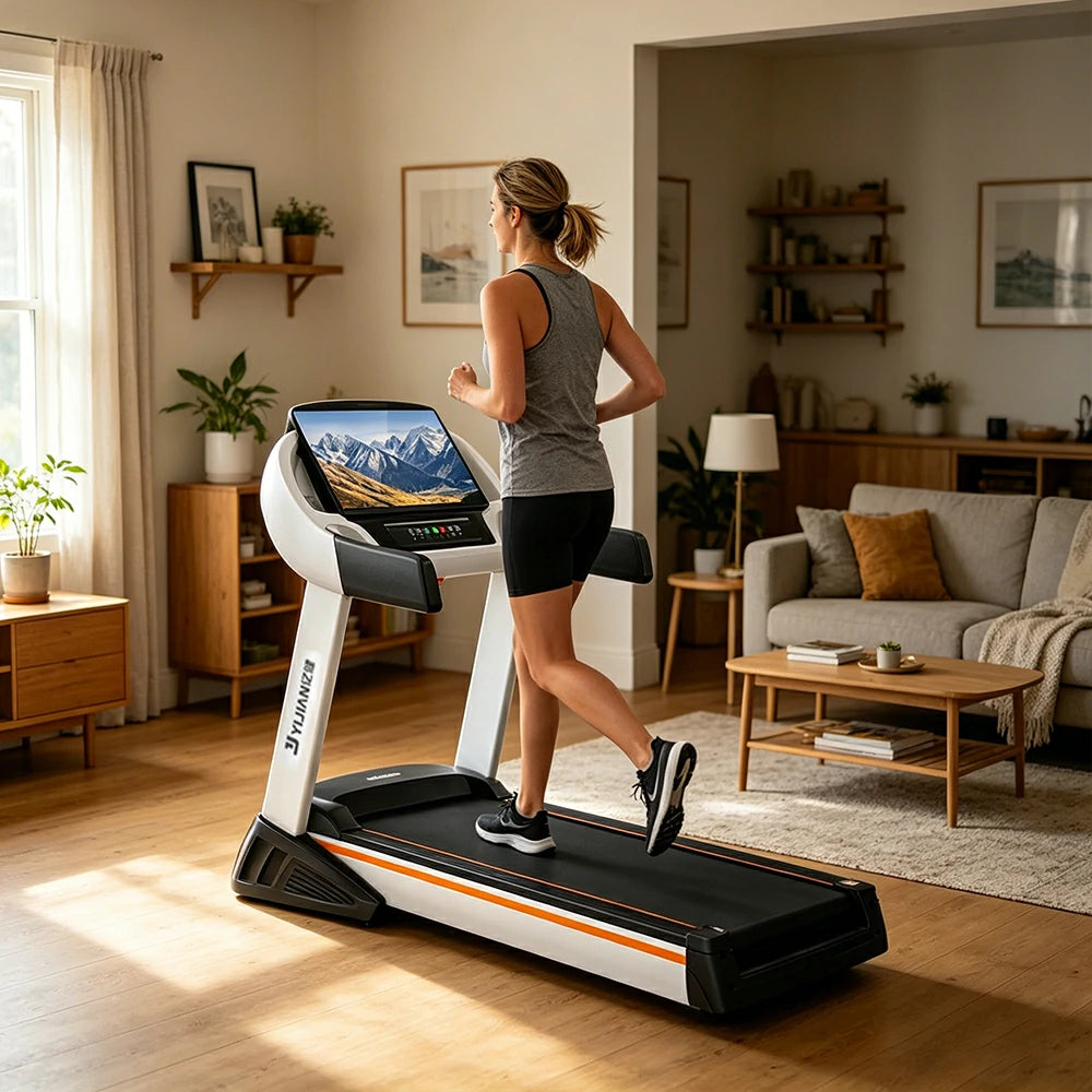 FITPRO High-Performance Smart Treadmill with 4.5HP Peak Power and 20-Level Electric Incline for Home High-Intensity Training