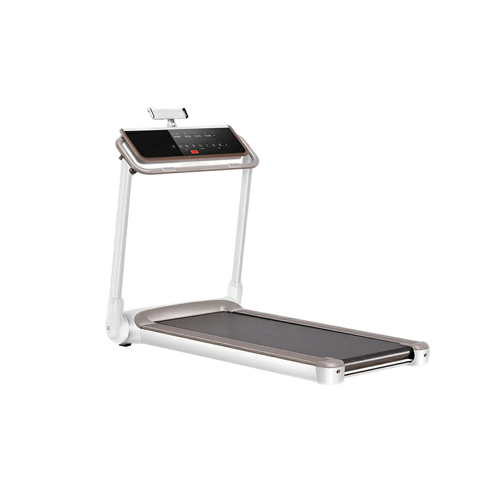 FITPRO Slim Foldable Treadmill with Multi-Point Shock Absorption and Quiet Design for Small-Space Home Fitness