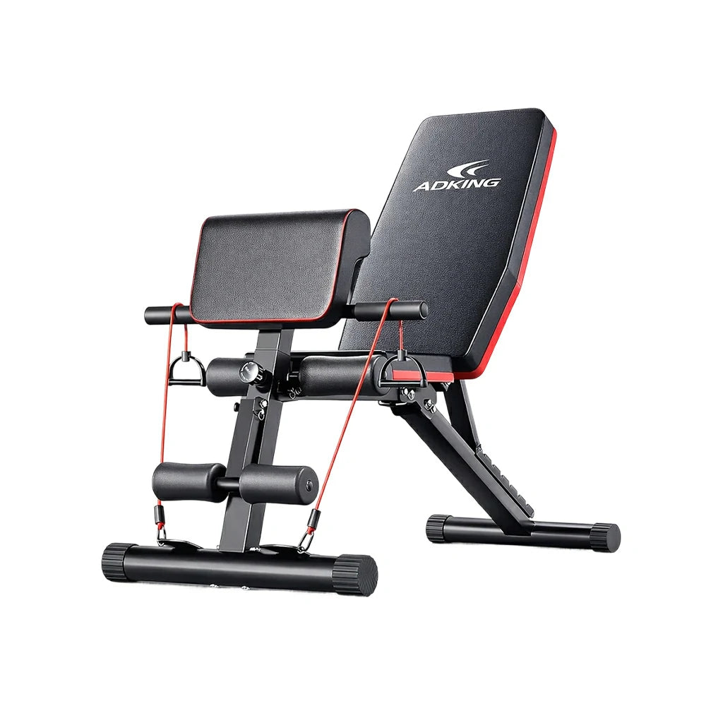 FITPRO Adjustable Multi-Functional Weight Bench with 7-Level Backrest and Foldable Design for Home Strength Training