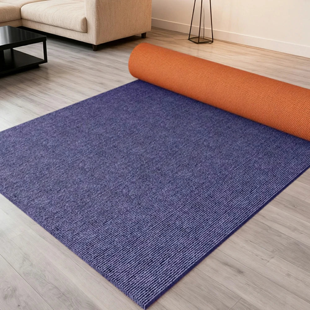 FITPRO Thick Anti-Slip Absorbent Floor Mat 60/100/120cm - Natural Rubber Backing, Sound-Reducing, Waterproof Surface - Blue