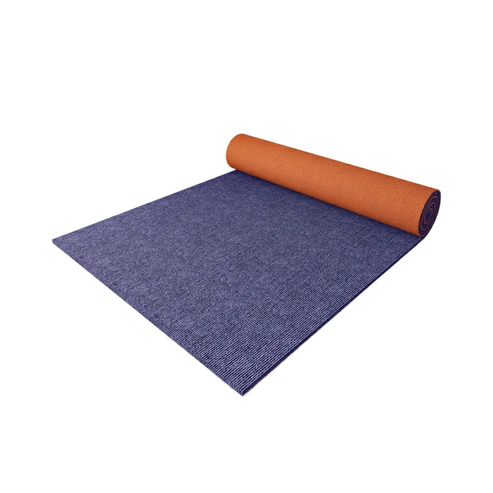 FITPRO Thick Anti-Slip Absorbent Floor Mat 60/100/120cm - Natural Rubber Backing, Sound-Reducing, Waterproof Surface - Blue