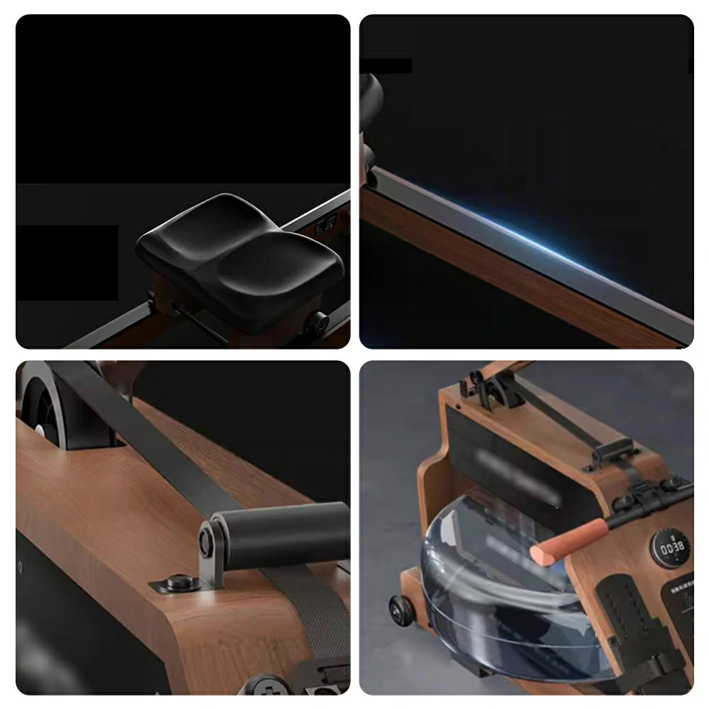 FITPRO Smart Rowing Machine - 32-Level Resistance, Cardio & Strength Training, Compact Foldable Design