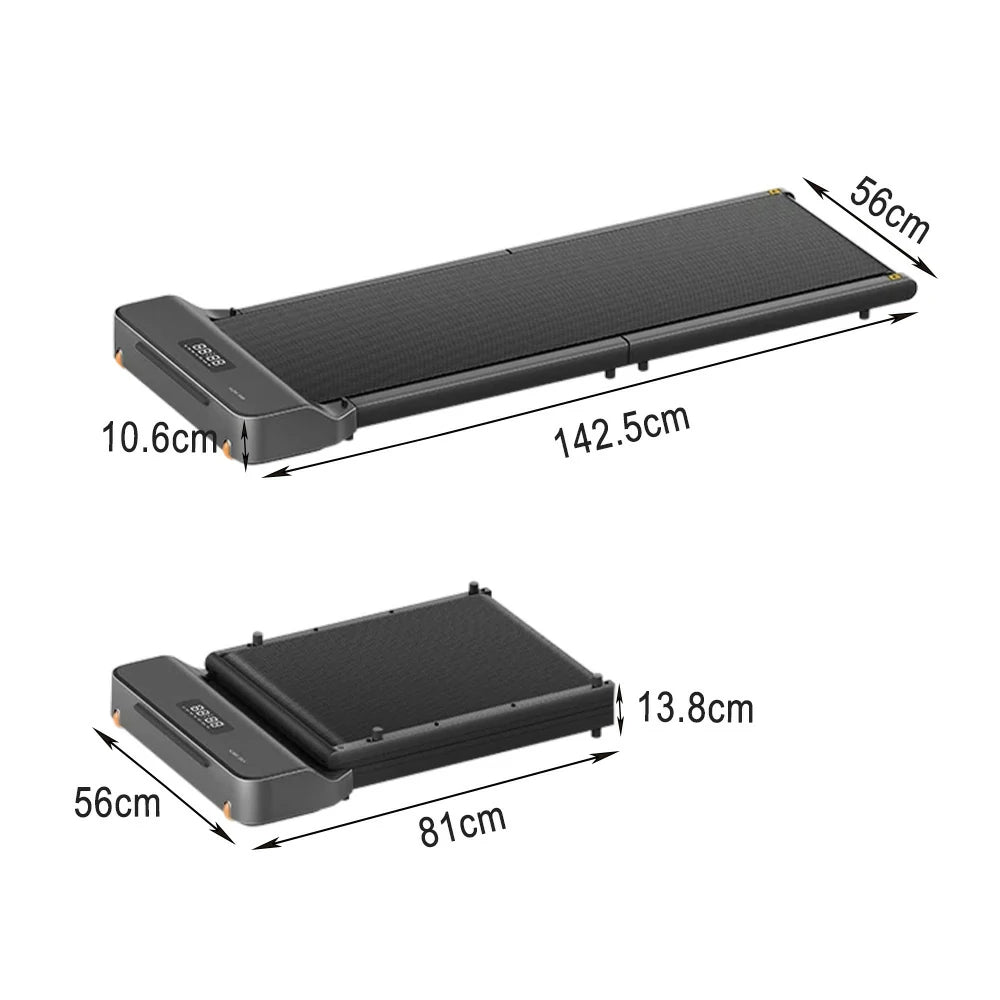 FITPRO Running Treadmill - 180° Foldable Design, Remote Control, Whisper-Quiet Operation, Compact Home Fitness Machine