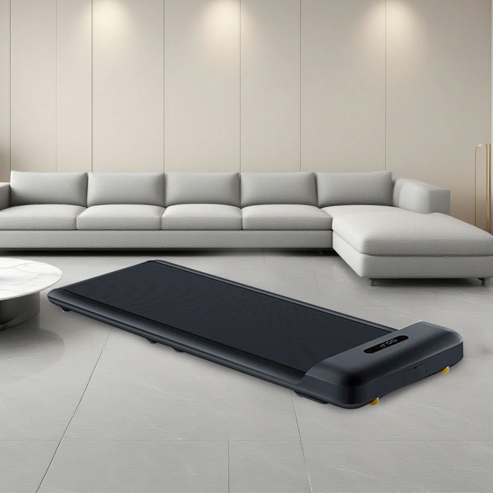 FITPRO Walking Treadmill - Foldable Design, Whisper-Quiet Operation, Sturdy Aluminium Alloy Frame, Compact Home Fitness Machine - Black