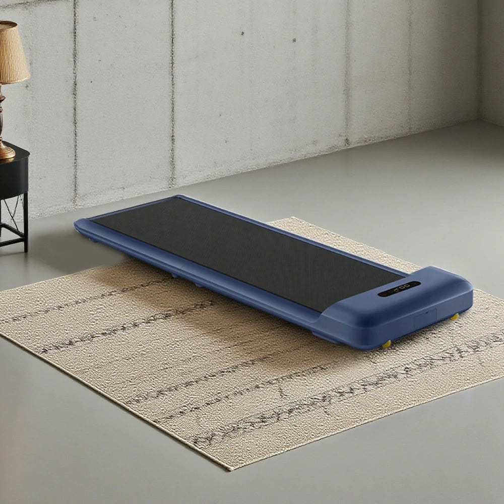 FITPRO Walking Treadmill - Foldable Design, Whisper-Quiet Operation, Sturdy Aluminium Alloy Frame, Compact Home Fitness Machine - Blue