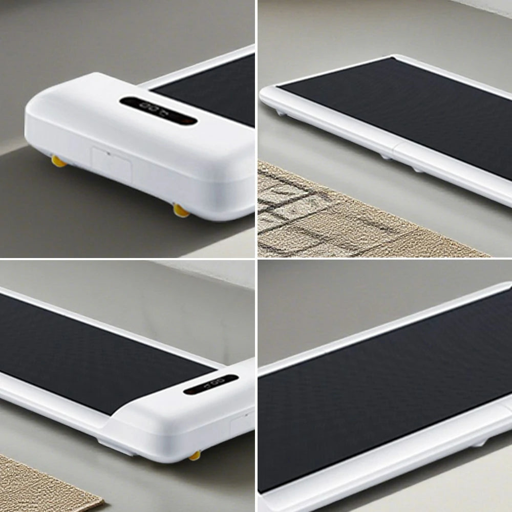 FITPRO Walking Treadmill - Foldable Design, Whisper-Quiet Operation, Sturdy Aluminium Alloy Frame, Compact Home Fitness Machine - White