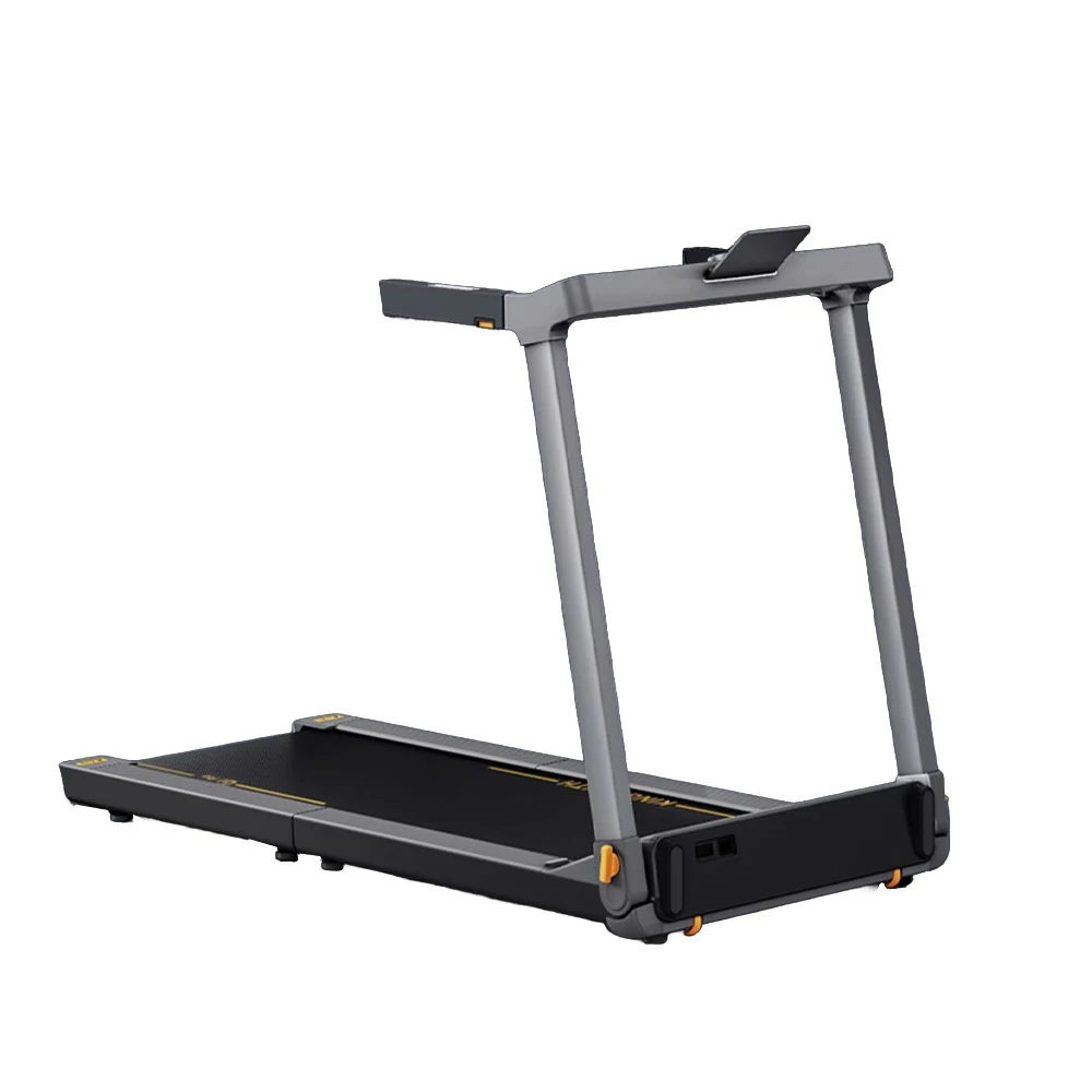 FITPRO Foldable Walking Treadmill - Quiet Operation, Heart Rate Handle, Compact Design for Home Fitness & Exercise  - Black